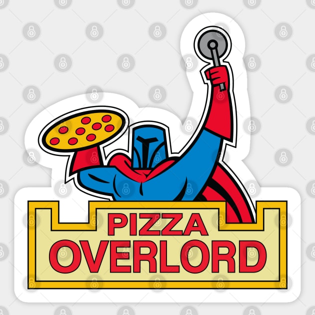 Pizza Overlord (Alt) Sticker by Roufxis